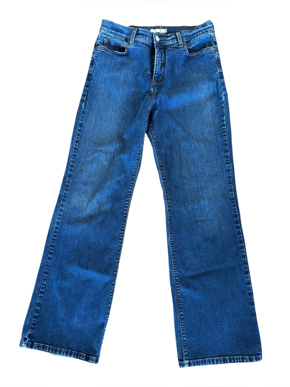 Levi’s Vintage 512 Perfectly Slimming Wide Leg High Waist Blue Jeans Size 12